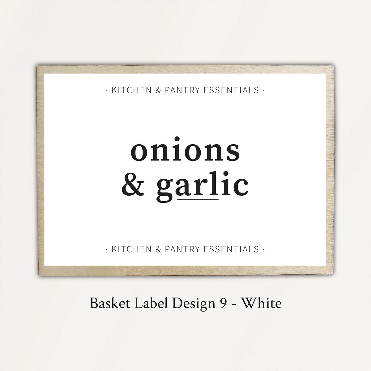 Basket Labels (All Designs)