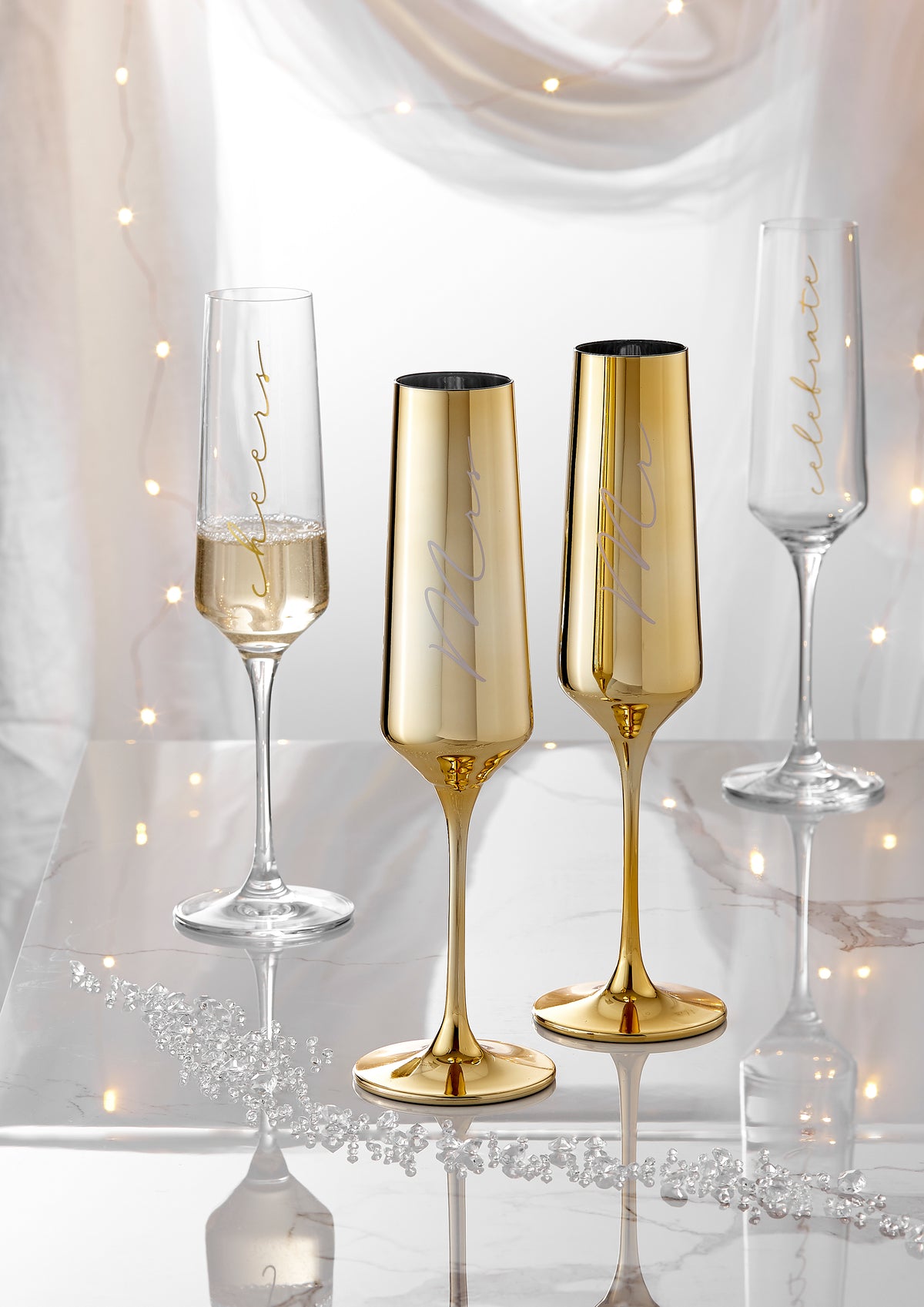 Tempa Celebration Champagne Glass - &quot;Thirty&quot;
