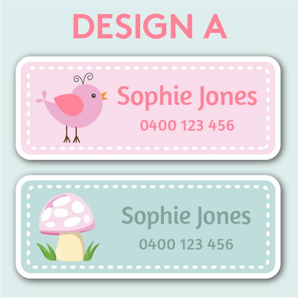 Name &amp; Clothing Labels - Design A