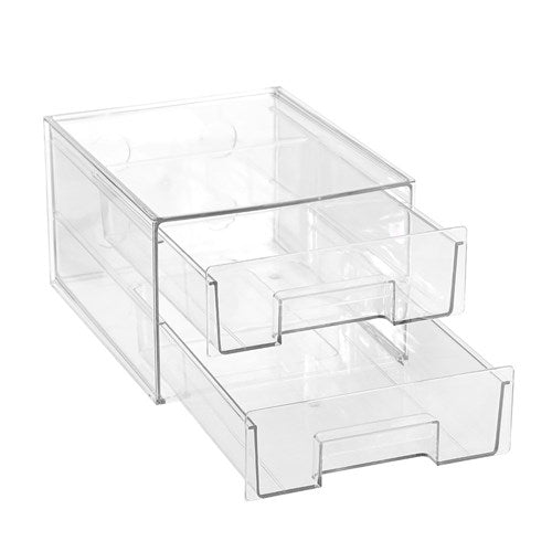 Crystal Double Drawer