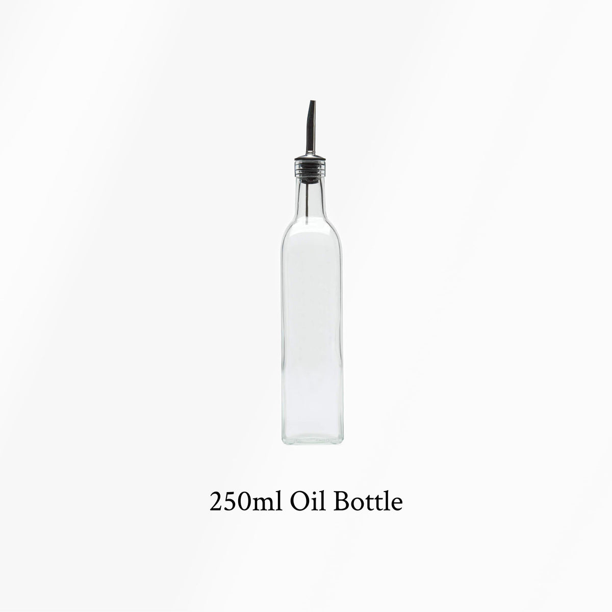 250ml Oil Bottle and Label
