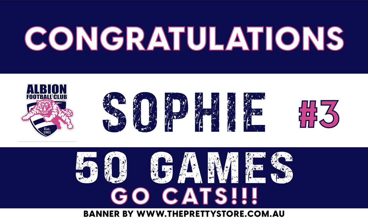 Sports Milestone Banner - Albion FC (Girls)