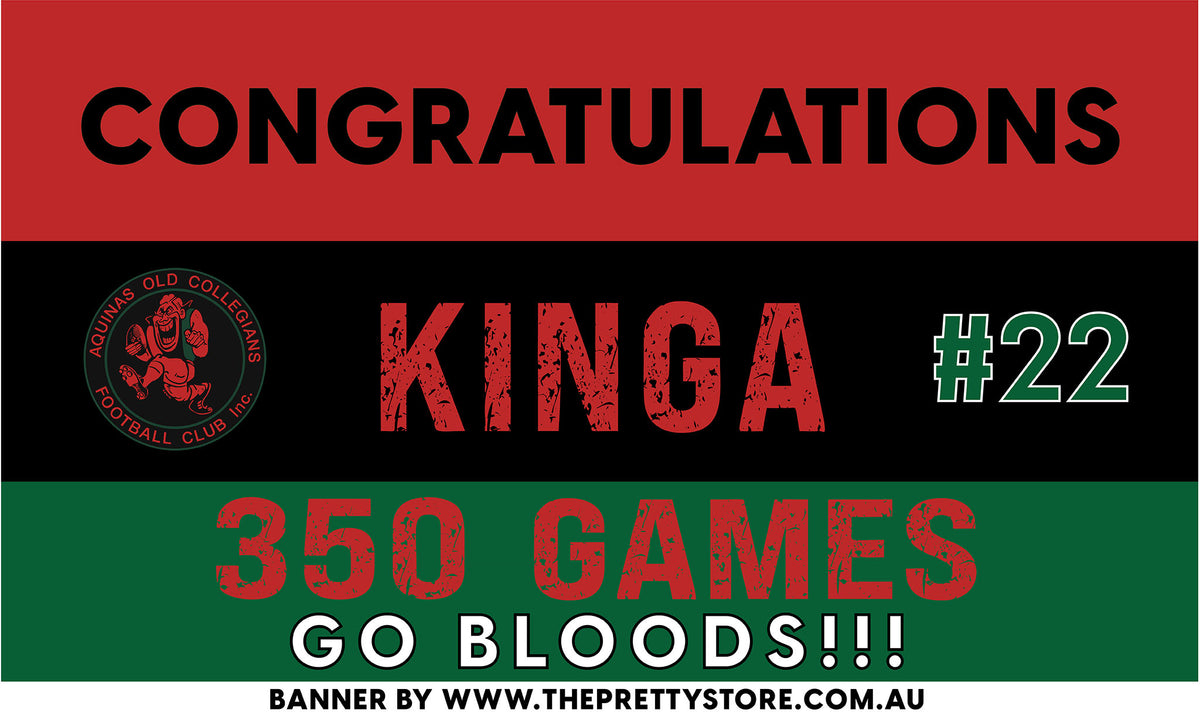 Sports Milestone Banner Kit - Aquinas Old Collegians FC