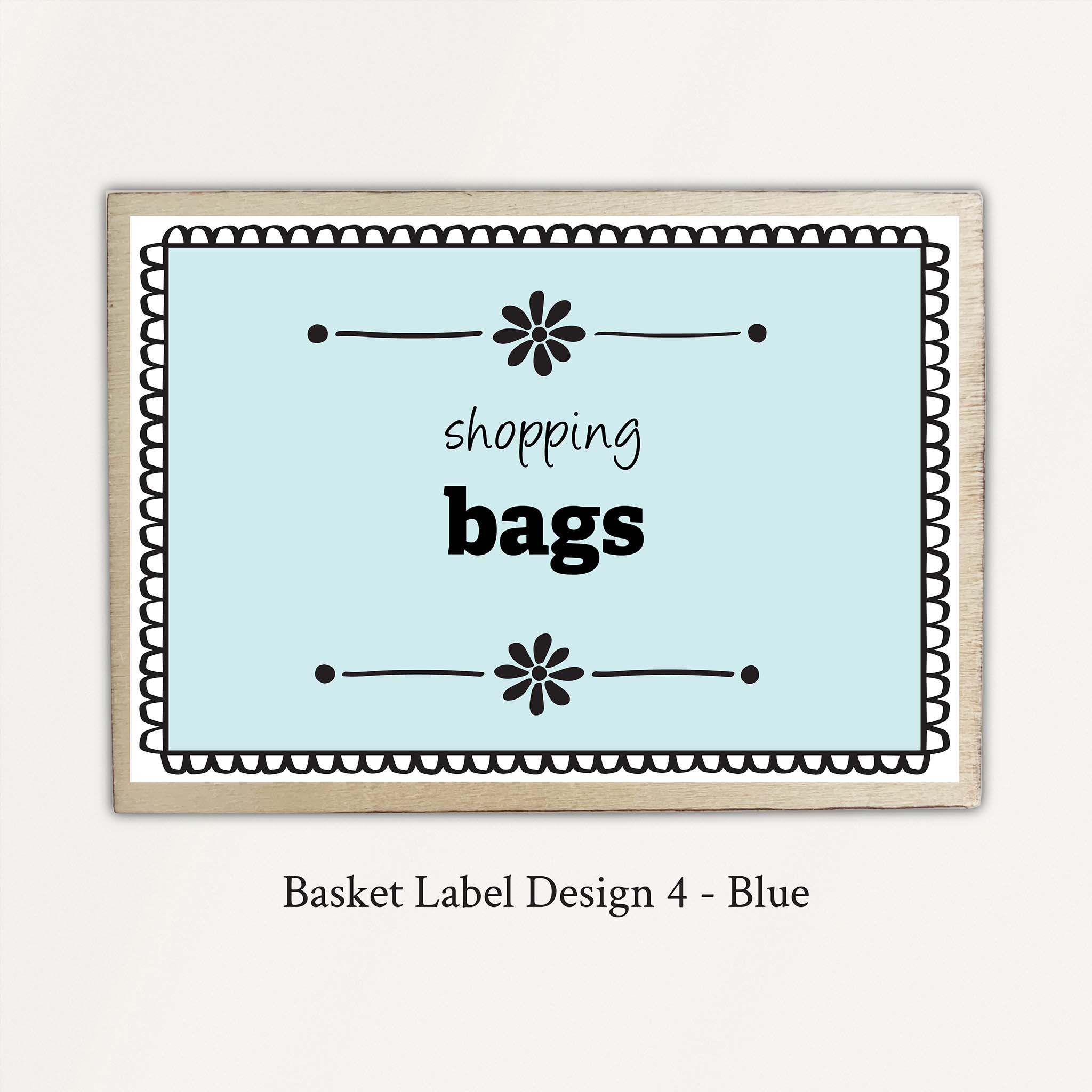 Kitchen Storage Basket Labels | Pretty Pantry Labels - The Pretty Store