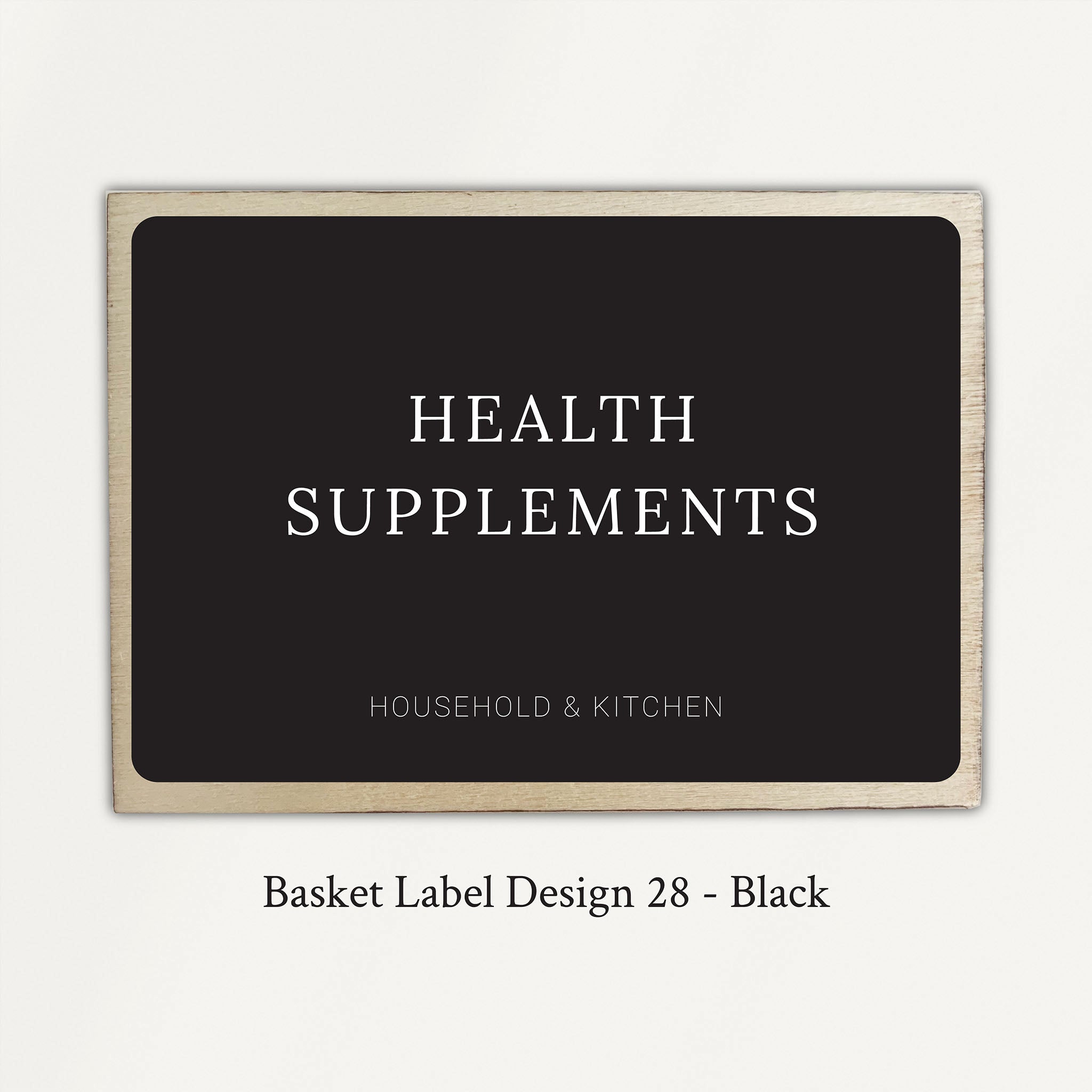 Kitchen Storage Basket Labels | Pretty Pantry Labels - The Pretty Store