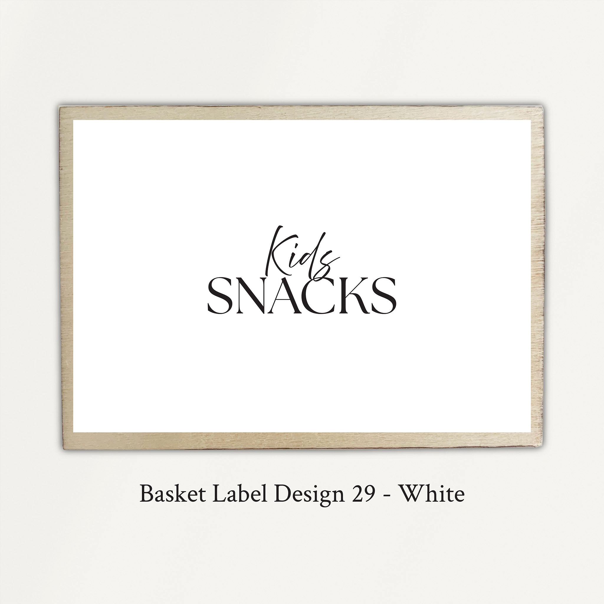 Kitchen Storage Basket Labels | Pretty Pantry Labels - The Pretty Store