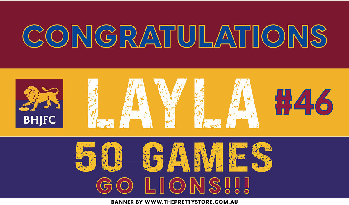 Sports Milestone Banner - Beverley Hills JFC
