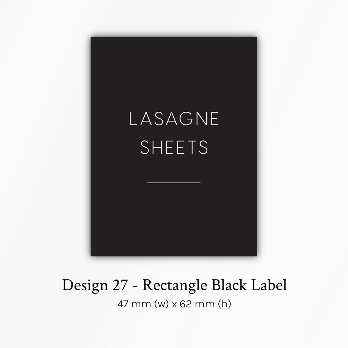 Custom Pantry Labels (Design 26 - Design 30)