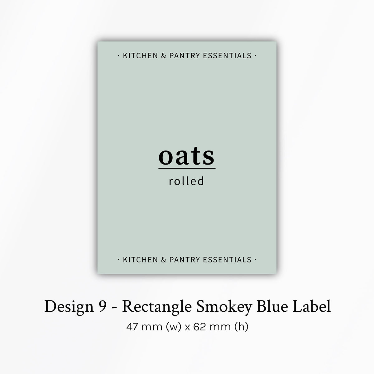 Custom Pantry Labels (Design 1 - Design 25)