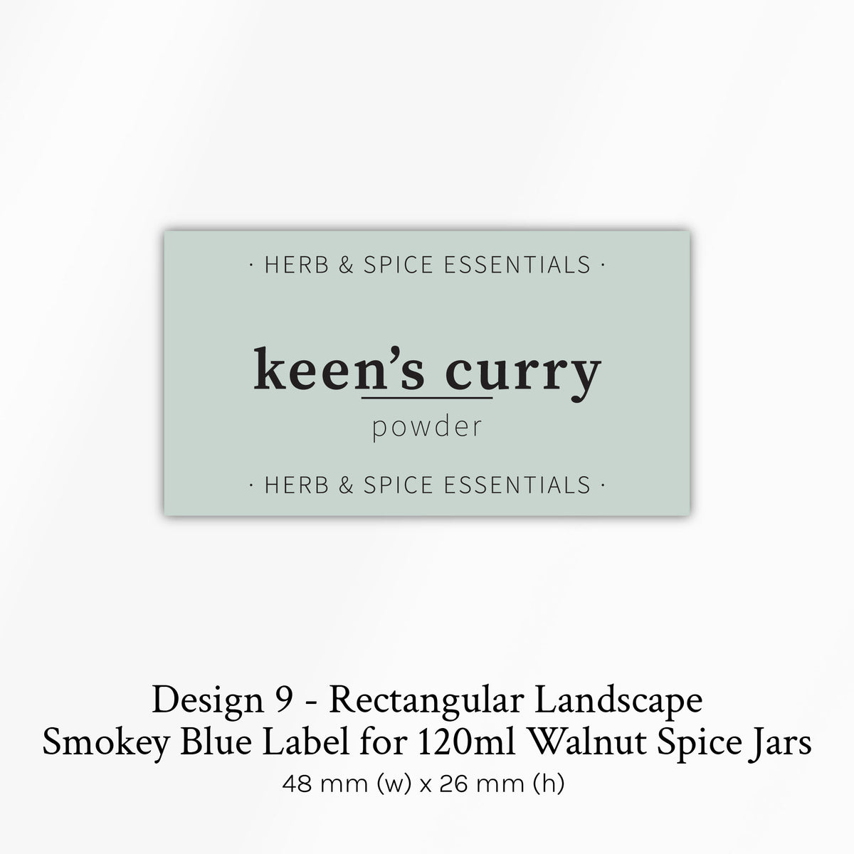 Custom Spice Jar Labels (All Designs)