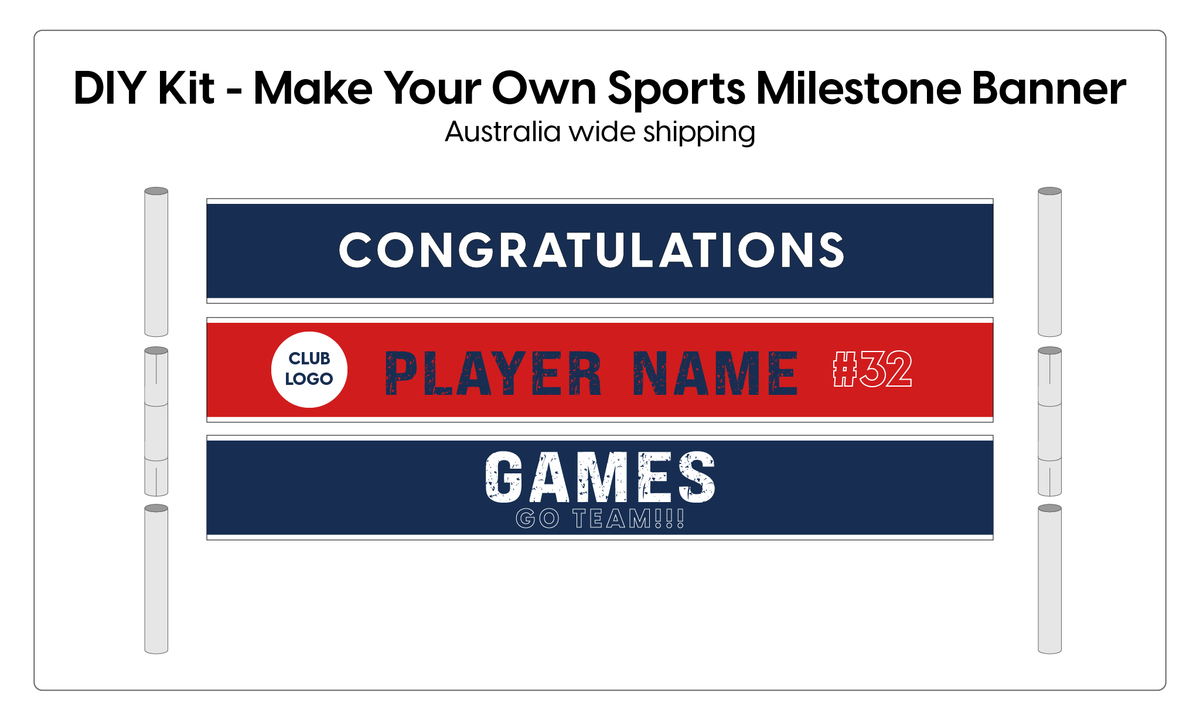 DIY Kit - Sports Milestone Banner