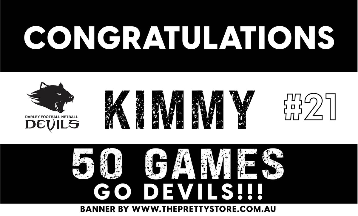 Sports Milestone Banner Kit - Darley FC