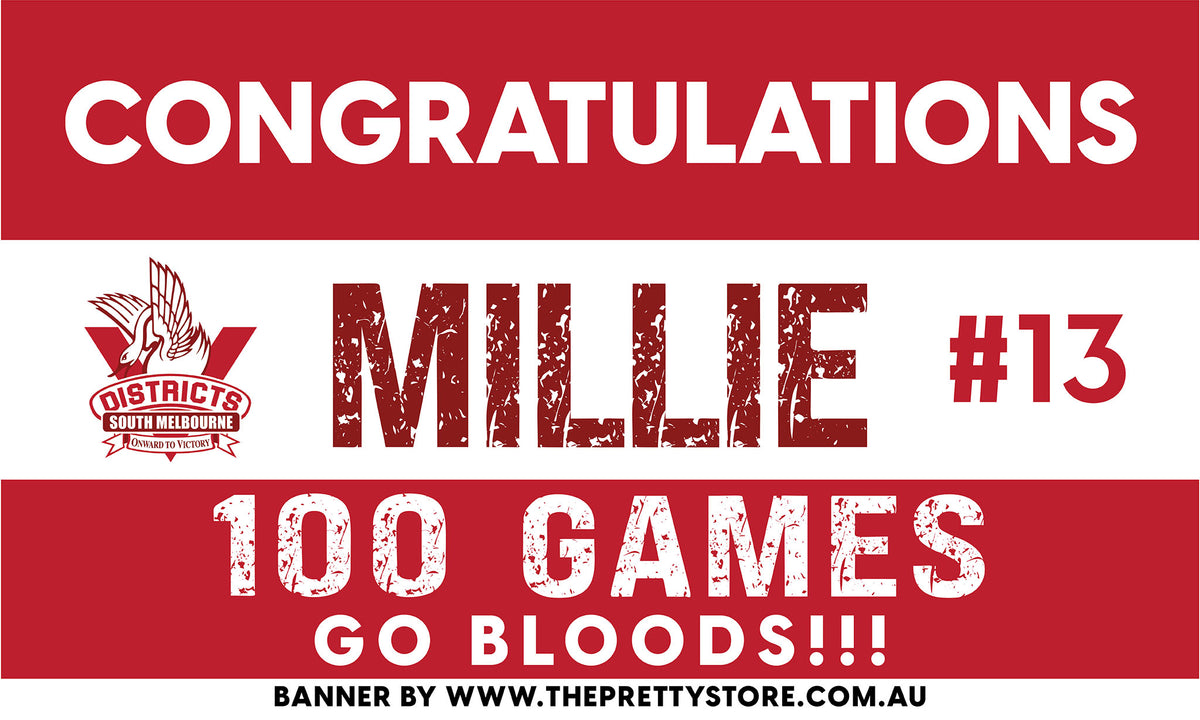 Sports Milestone Banner - South Melbourne District Sports Club