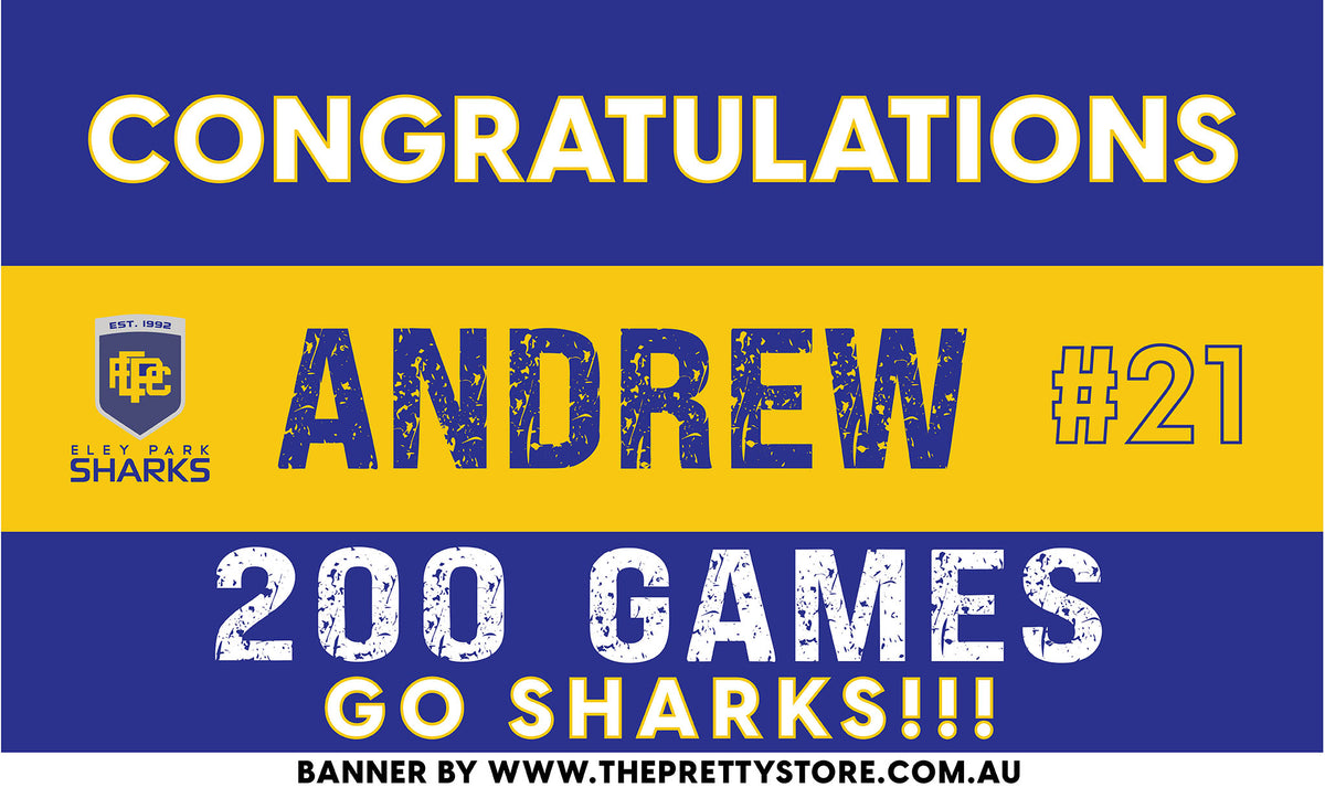 Sports Milestone Banner - Eley Park FC