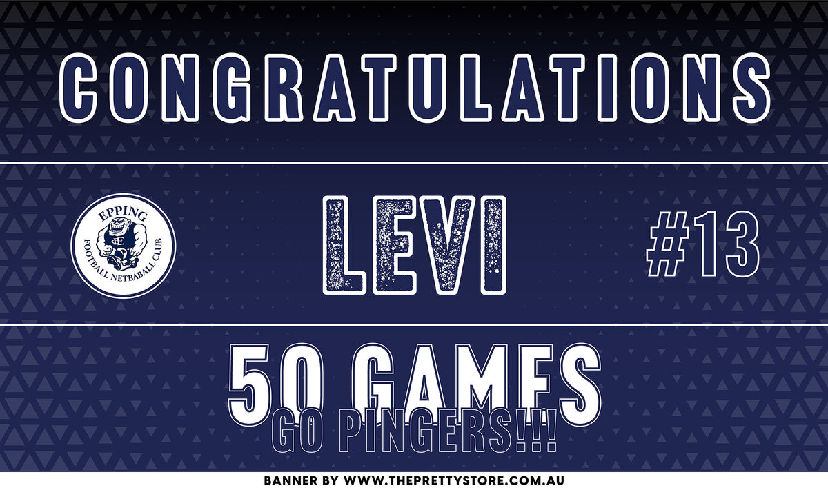 Sports Milestone Banner - Epping FNC [Gradient Style]