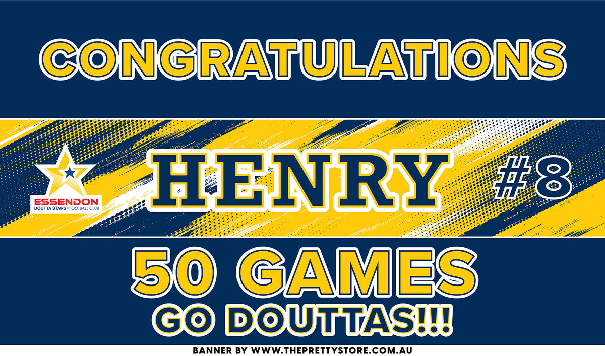 Sports Milestone Banner - Essendon Doutta Stars FC [Dynamic Style]