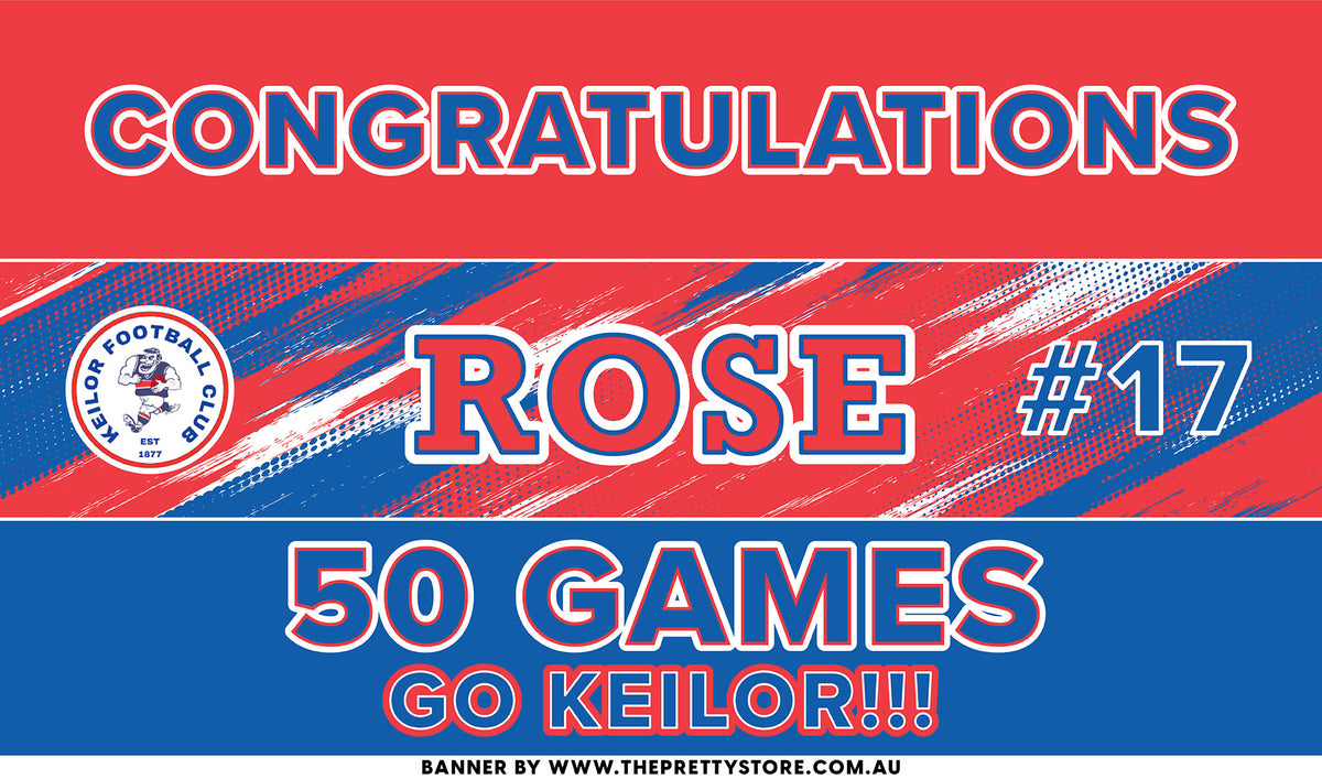 Sports Milestone Banner - Keilor FC [Dynamic Style]