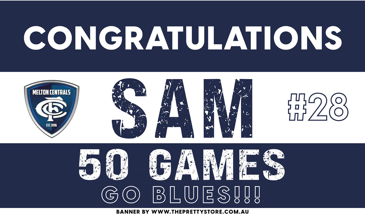 Sports Milestone Banner Kit -  Melton Centrals FNC