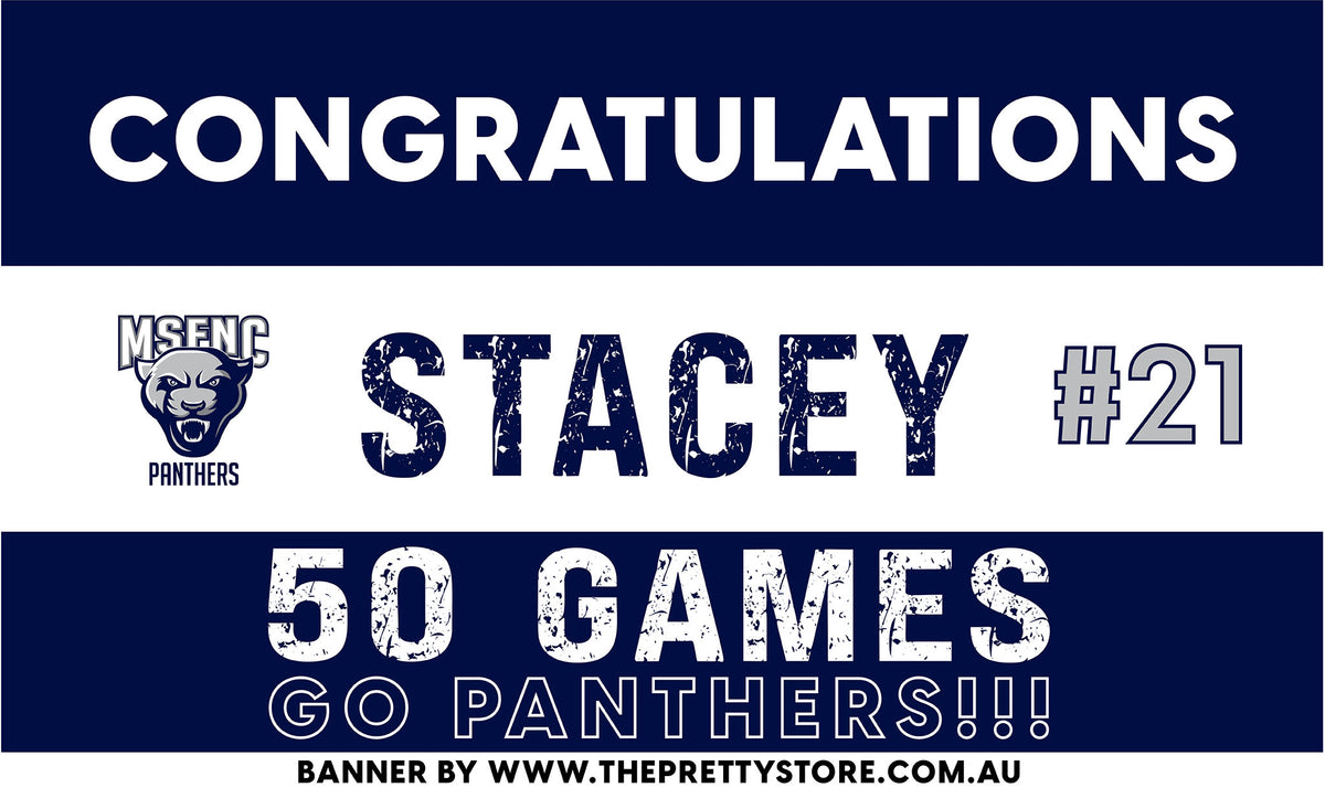 Sports Milestone Banner Kit -  Melton South FNC
