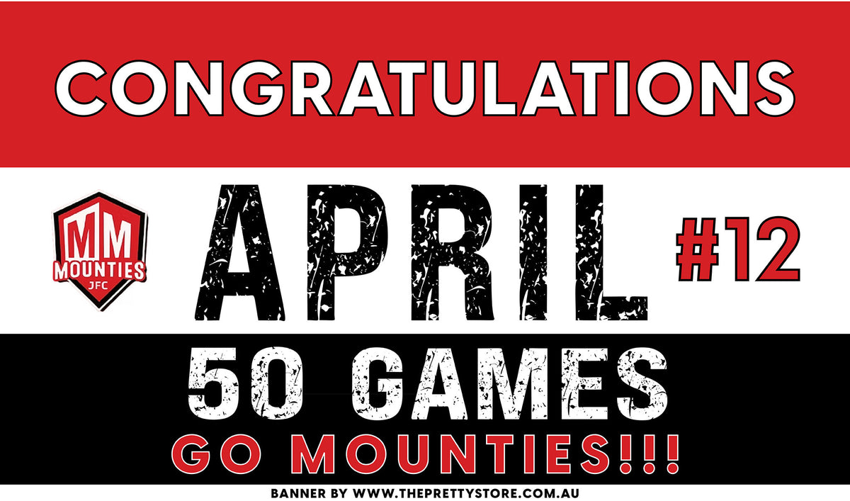 Sports Milestone Banner - Mount Martha JFC