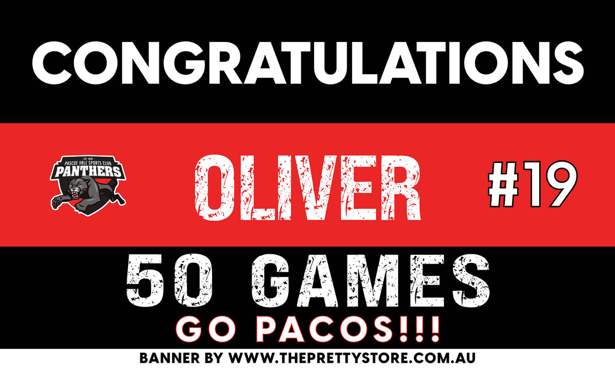 Sports Milestone Banner - Pascoe Vale FC (Sports Club)