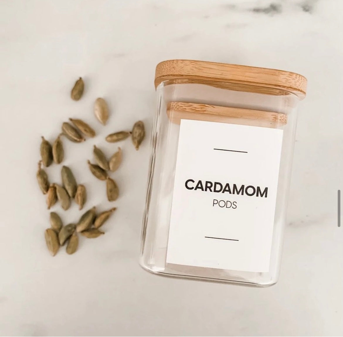 USA Spice Jar Label Set – Design 26 Rectangle