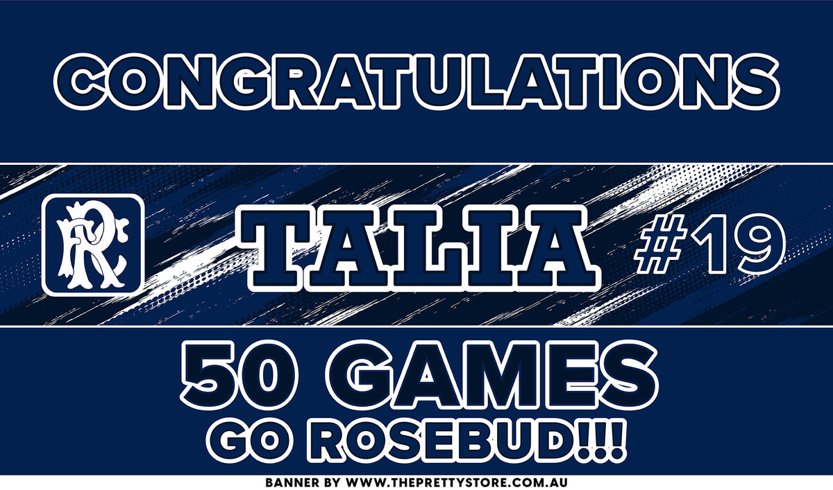 Sports Milestone Banner - Rosebud FNC [Dynamic Style]