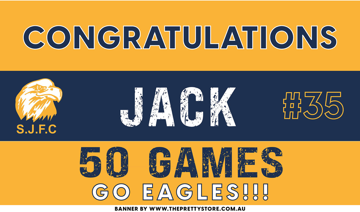 Sports Milestone Banner - Somerville JFC