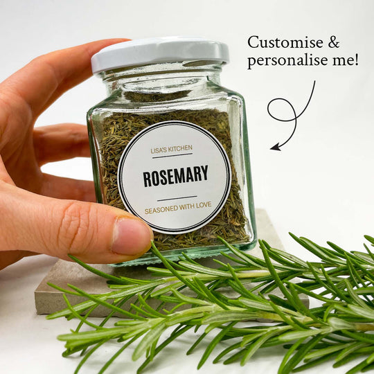 Custom Spice Jar Labels, Seasoning Labels