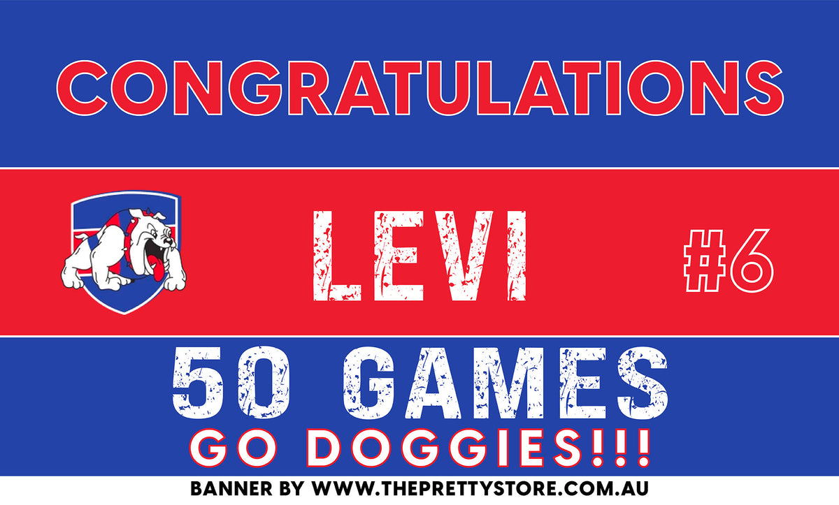 Sports Milestone Banner - St Paul&#39;s McKinnon JFC