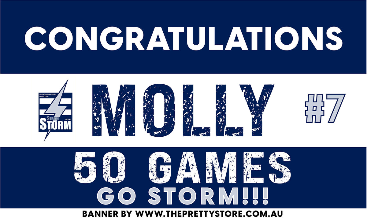 Sports Milestone Banner Kit- Strathfieldsaye FNC