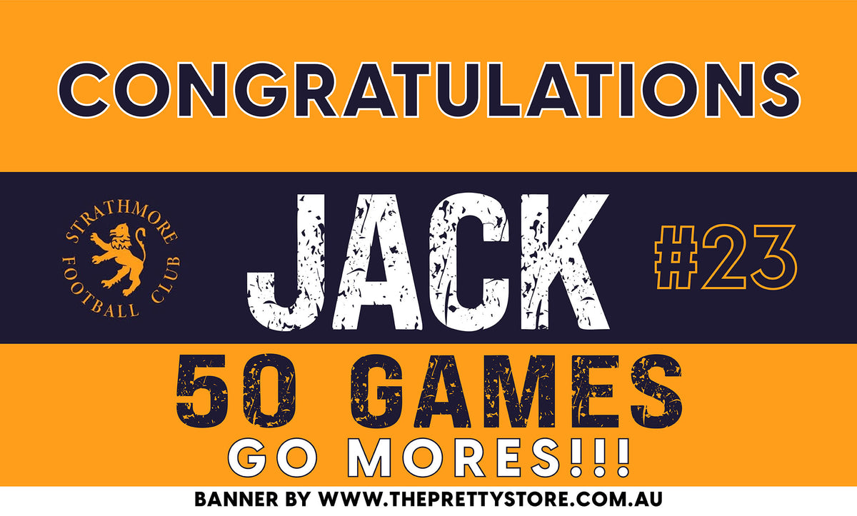 Sports Milestone Banner - Strathmore FC