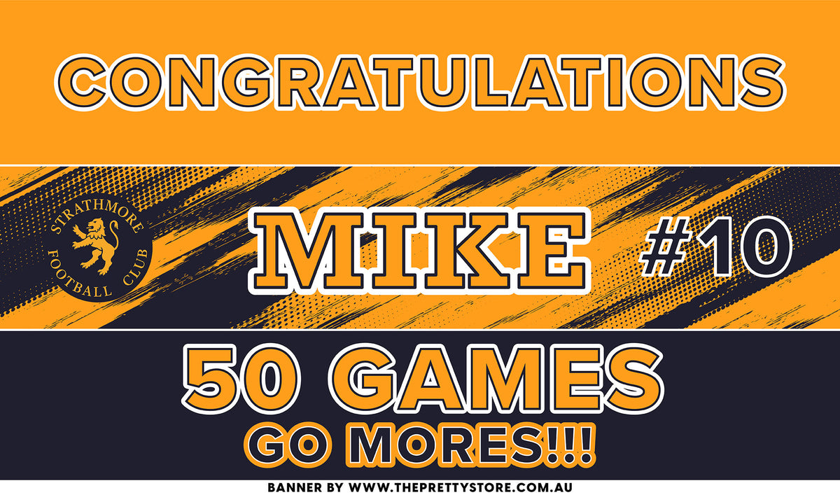 Sports Milestone Banner - Strathmore FC [Dynamic Style]