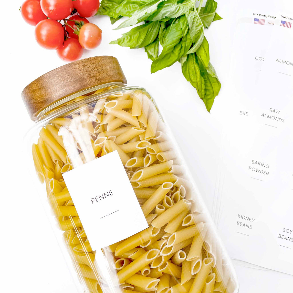 USA Pantry Label Set – Design 27 Rectangle
