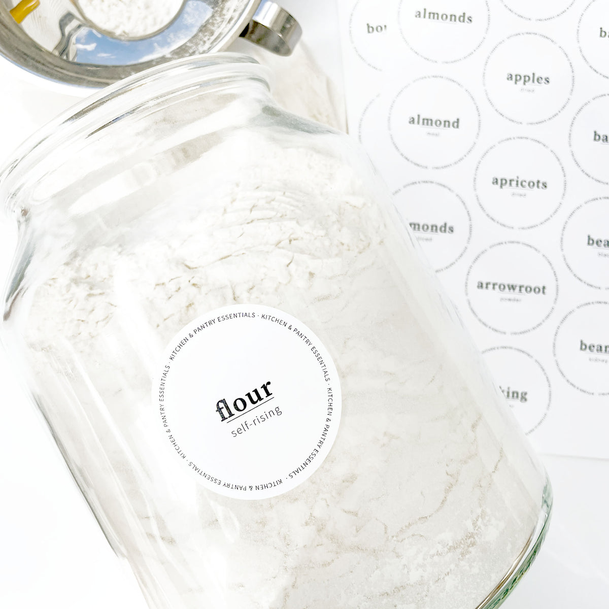 USA Pantry Label Set – Design 9 Round