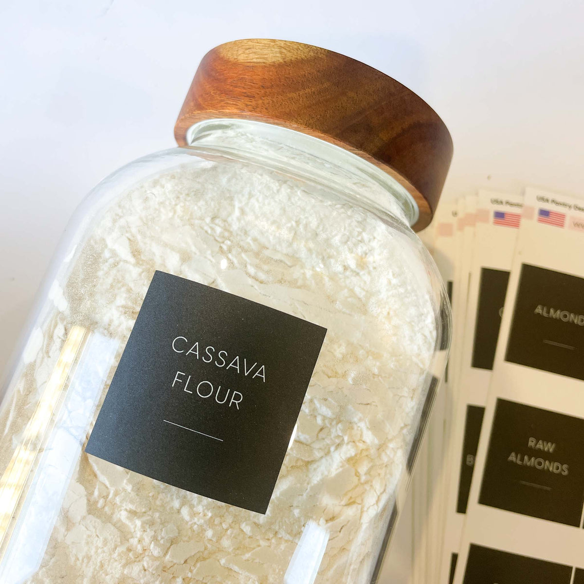 USA Pantry Label Set – Design 27 Square