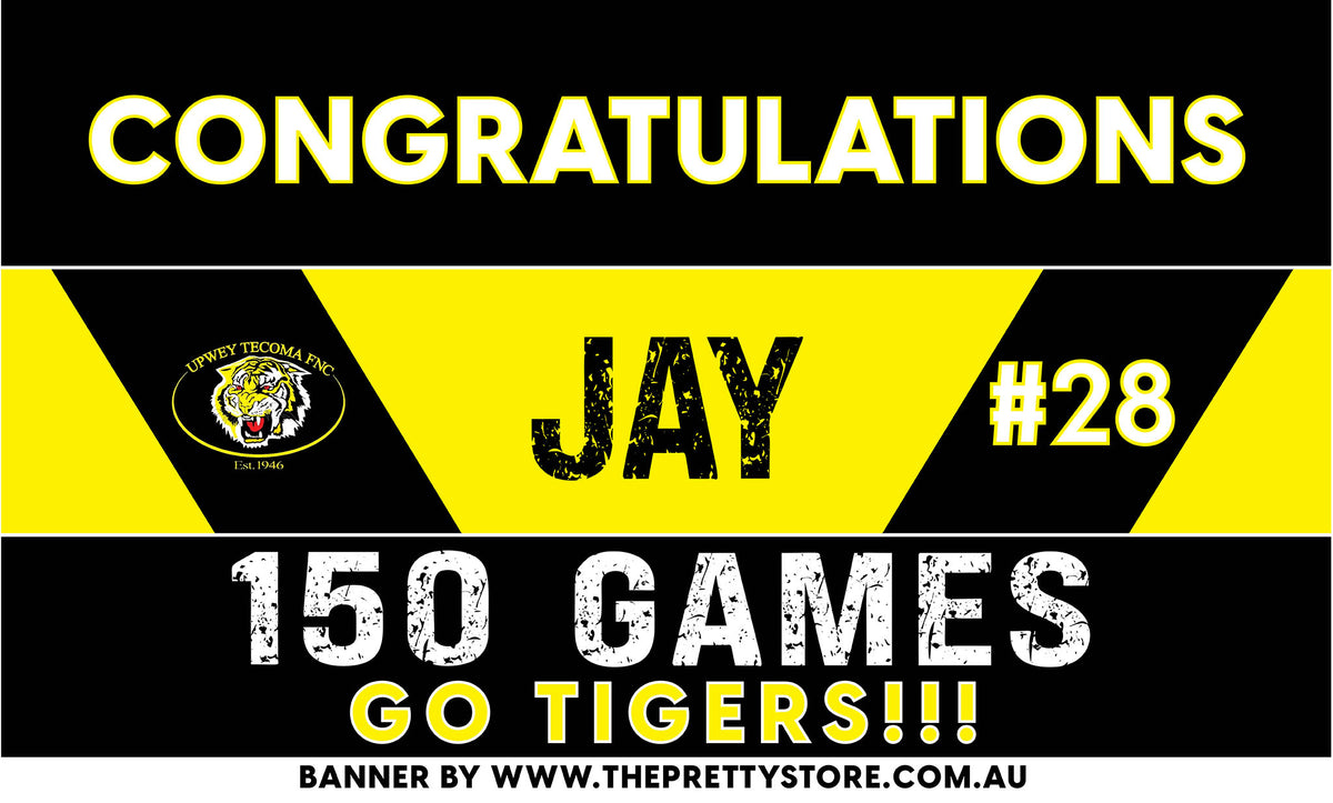 Sports Milestone Banner Kit - Upwey Tecoma FNC