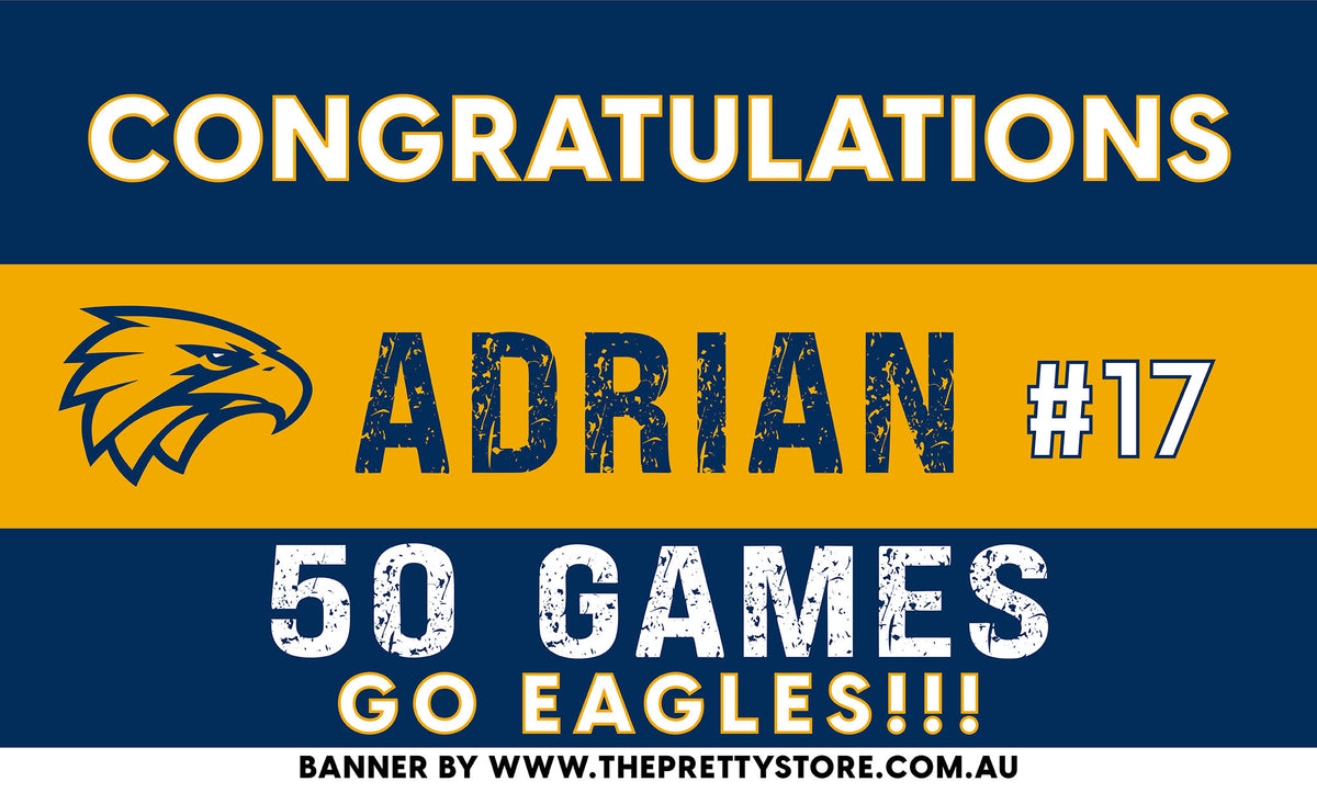 Sports Milestone Banner Kit - Whittlesea FNC
