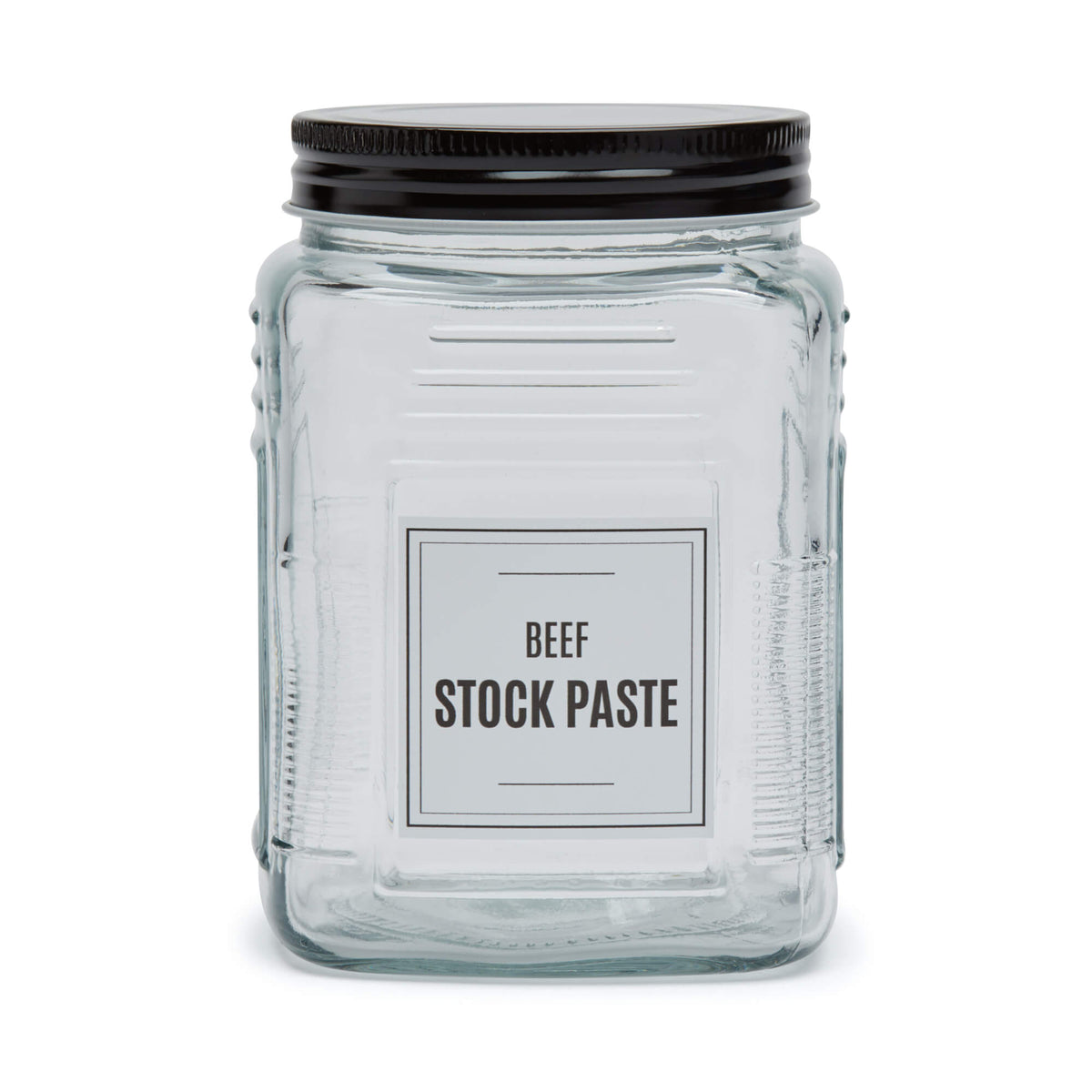 Stock Paste Jars with Labels