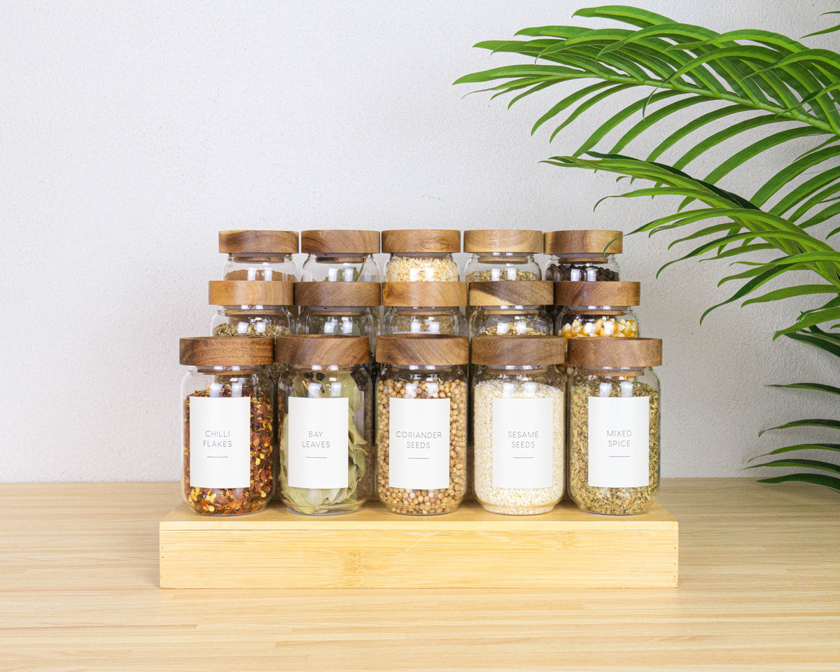 200ml Woodend Spice Jar Bundle with Step