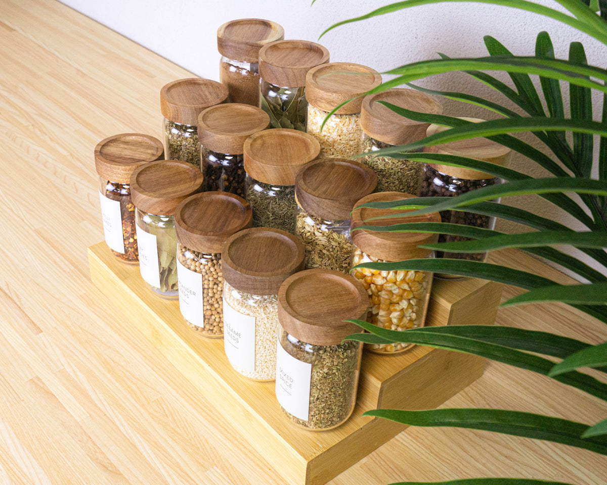 200ml Woodend Spice Jar Bundle with Step