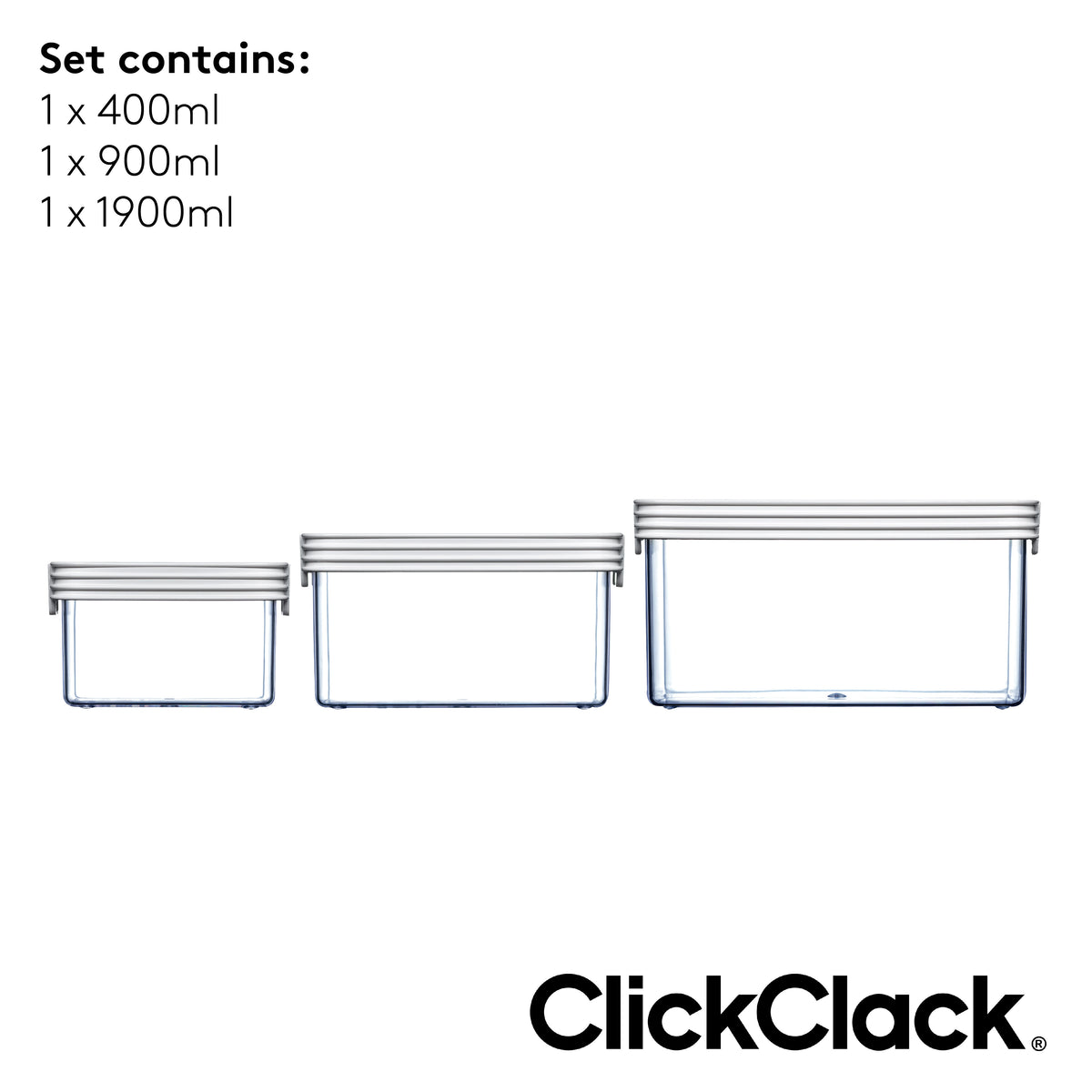 ClickClack® Basics - Small 3 Piece Set