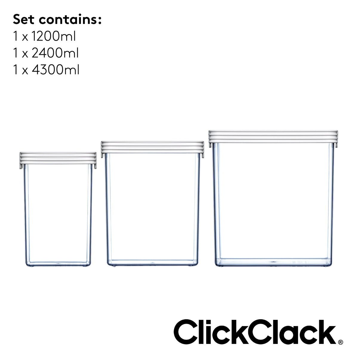 ClickClack® Basics - Large 3 Piece Set