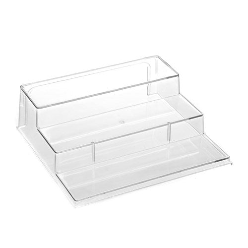Clear Crystal 3 Tier Shelf Organiser/Spice Step