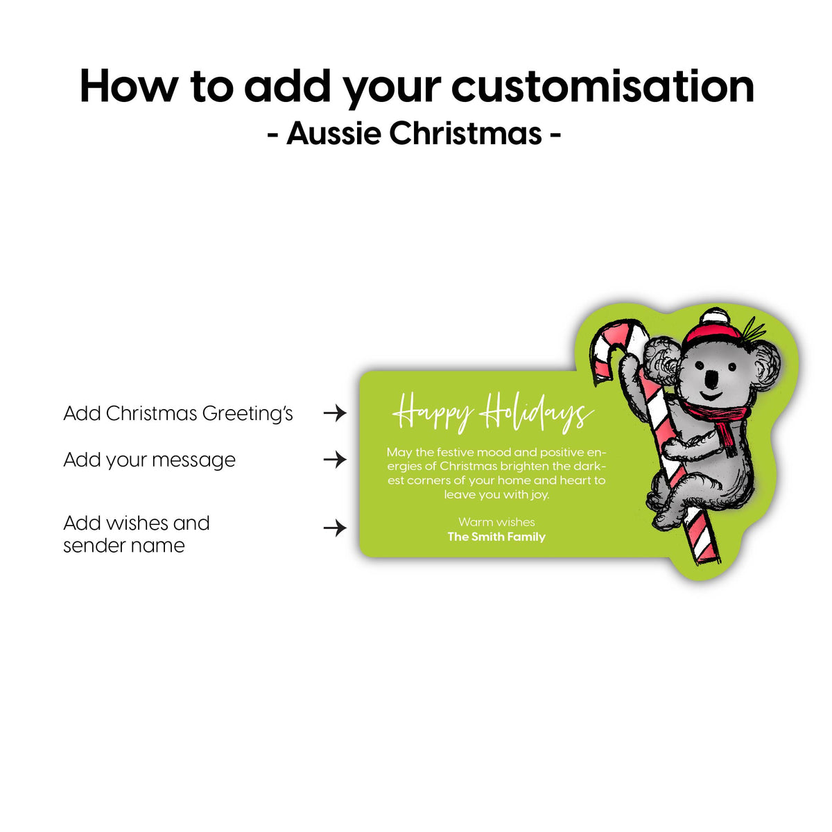 Christmas Label Set - Aussie Christmas