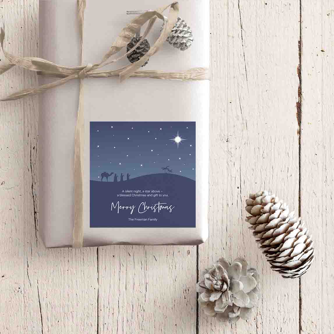 Christmas Label Set - Silent Night