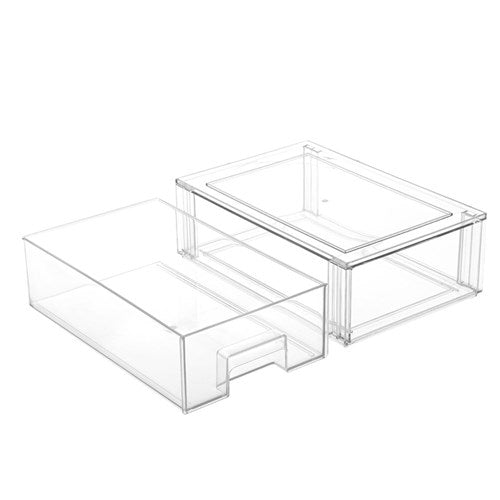 Crystal Stackable Organiser Drawer - Medium