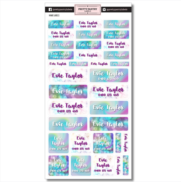 Name & Clothing Labels - Design L - The Pretty Store
