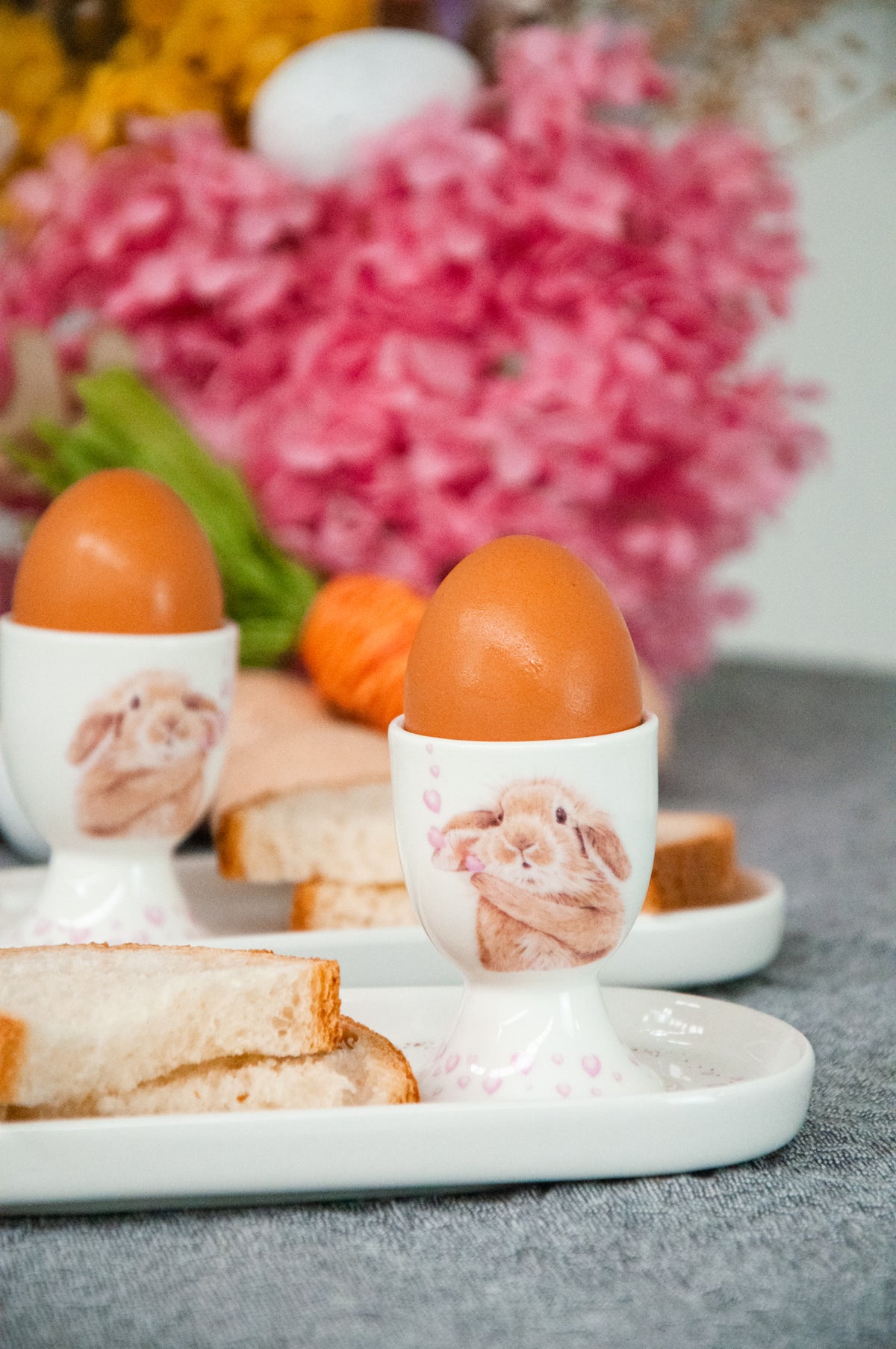 Bunny Hearts Egg Cup