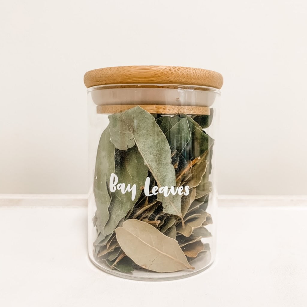 Transparent Decal Style Spice Jar Label
